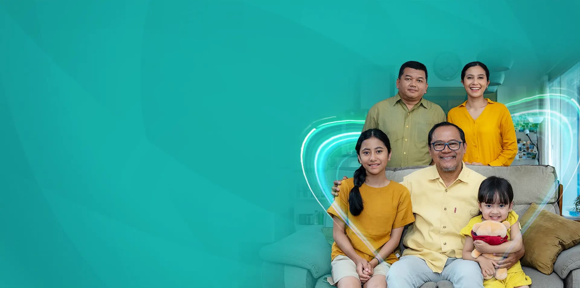 Ilustrasi keluarga sehat bersama Kementerian Kesehatan RI - Ayo Sehat